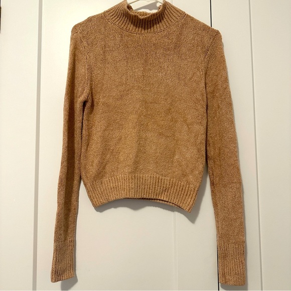 Wilfred Sweaters - Wilfred Aritzia Dusty Rose Turtleneck Long Sleeve Sweater Size Small Women’s